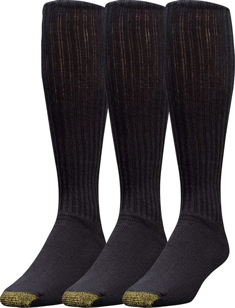 men's over the calf gold toe socks